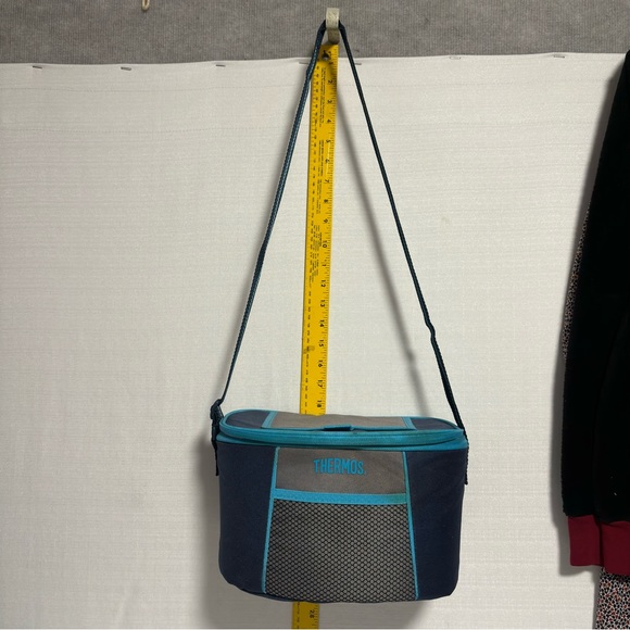 THERMOS Elementz Cooler Lunch Tote Soft Shell Hard Plastic Liner EZ access flap - Picture 7 of 14